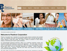 Tablet Screenshot of plastirun.com